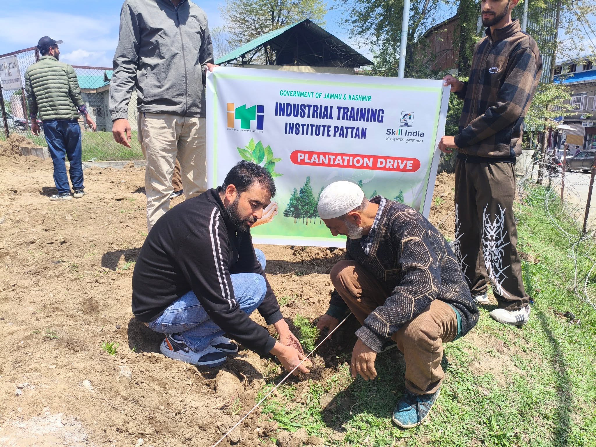 A step towards a greener tomorrow!  Government ITI Pattan proudly organized a Plantation Drive, bringing together trainees, staff, and faculty to contribute towards environmental sustainability. With great enthusiasm and a shared sense of responsibility, 